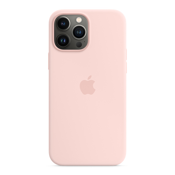 Křídově růžový silikonový kryt s MagSafe pro iPhone 13 Pro Max