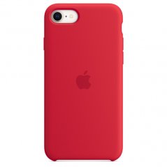 Červený silikonový kryt pro iPhone SE