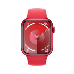Apple Watch Series 9 Cellular 45mm (PRODUCT)RED hliník s (PRODUCT)RED sportovním řemínkem - S/M