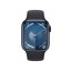 Apple Watch Series 9 41mm Temně inkoustový hliník s temně inkoustovým sportovním řemínkem - S/M