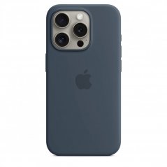 Apple Silikonový kryt s MagSafe na iPhone 15 Pro – bouřkově modrý