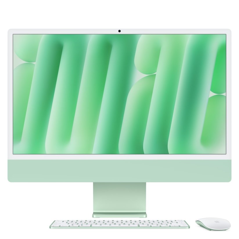 iMac 24" 4.5K Ret M4 10CPU/10GPU/16G RAM/512 SSD - zelený