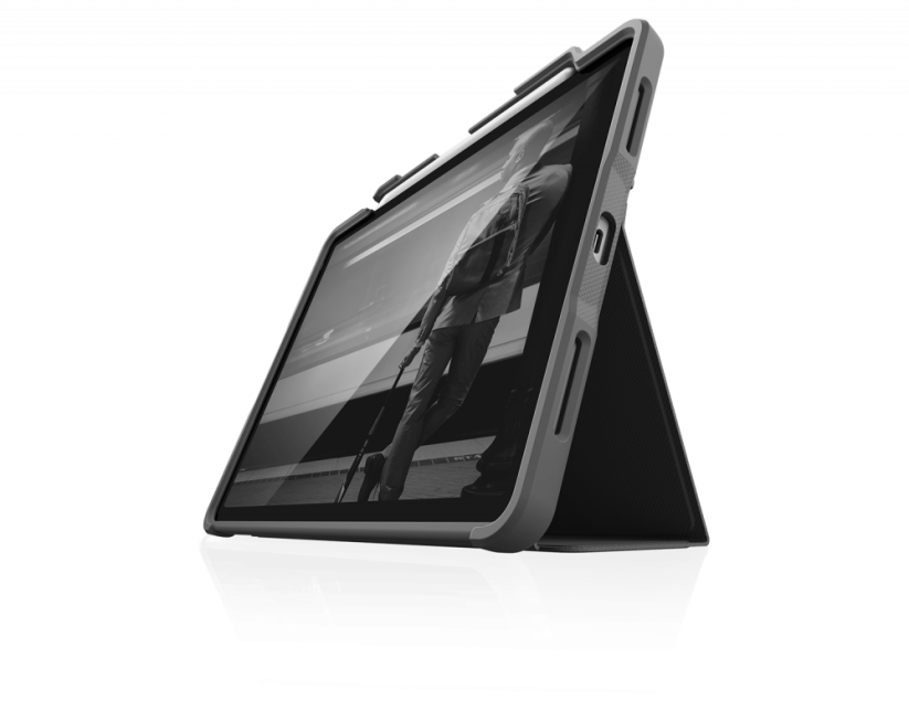 STM Dux Plus - pouzdro na iPad Air 10,9″ (4. a 5. generace) - černé