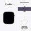 Apple Watch Series 11 42mm stříbrný hliník s mlžně fialovým sportovním řemínkem M/L
