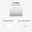Apple MacBook Air 13"/M4/13,6"/2560x1664/16GB/256GB SSD/M4/Sequoia/Silver/1R