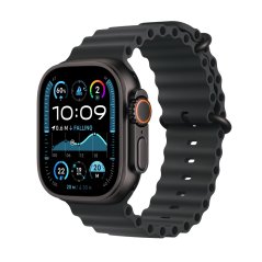 Apple Watch Ultra 2 49mm černý titan s černým oceánským řemínkem