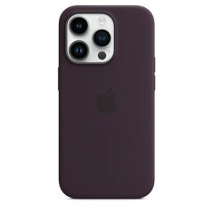 Bezinkově fialový silikonový kryt s MagSafe pro iPhone 14 Pro