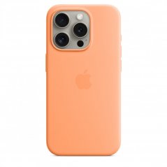 Apple Silikonový kryt s MagSafe na iPhone 15 Pro – sorbetově oranžový