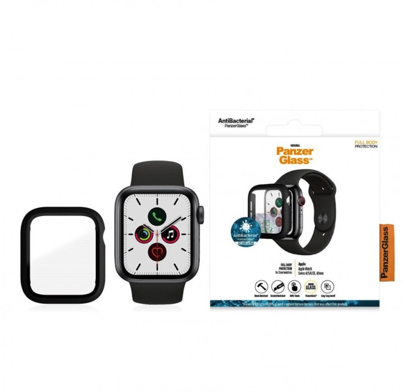 PanzerGlass - ochranný kryt pro Watch 4/5/6/SE/SE 3 40mm - černý