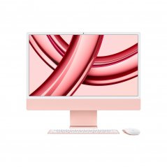 Apple iMac 24“ M3 8CPU/8GPU/8GB RAM/ 256GB SSD - Růžový