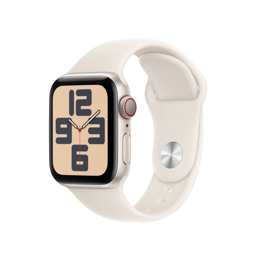 Apple Watch 40mm Hvězdně bílý sportovní řemínek - S/M