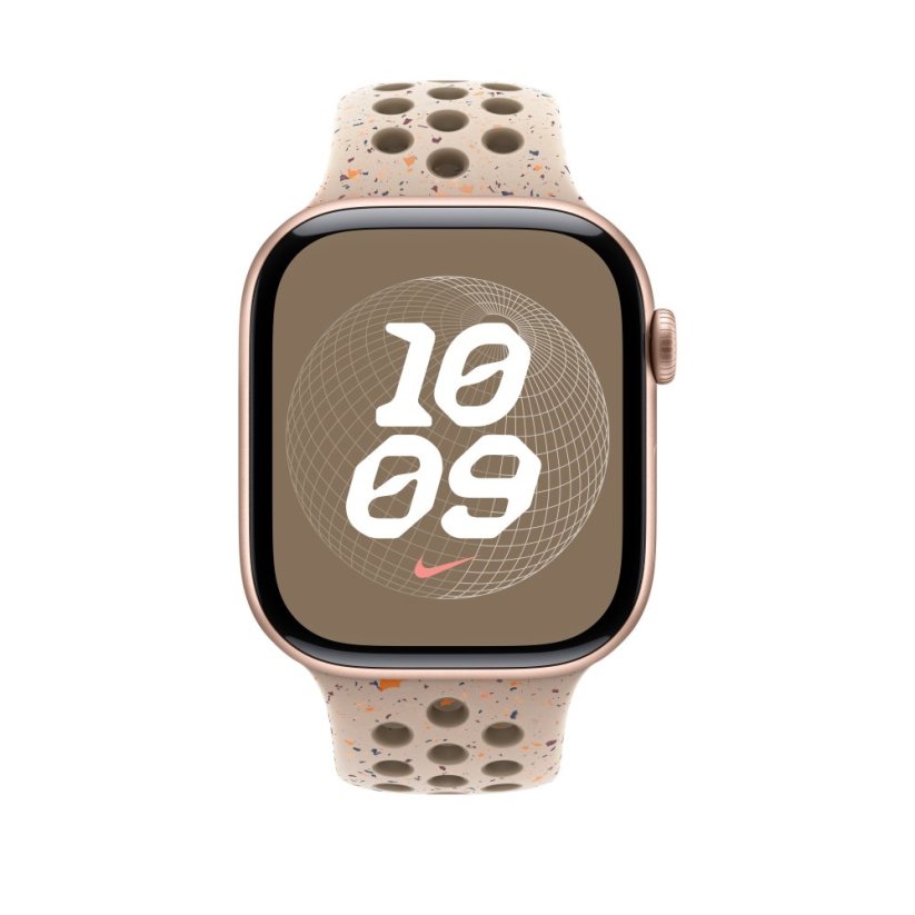 Apple Watch 46mm Desert Stone sportovní řemínek Nike - S/M