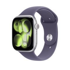 Apple Watch 46mm mlžně fialový sportovní řemínek - S/M