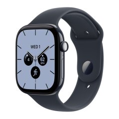 Apple Watch Series 12 GPS + Cellular 46mm nočně modrá keramika s námořnicky modrým sportovním řemínkem M/L / SK
