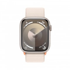Apple Watch Series 9 45mm Hvězdně bílý hliník s hvězdně bílým provlékacím řemínkem