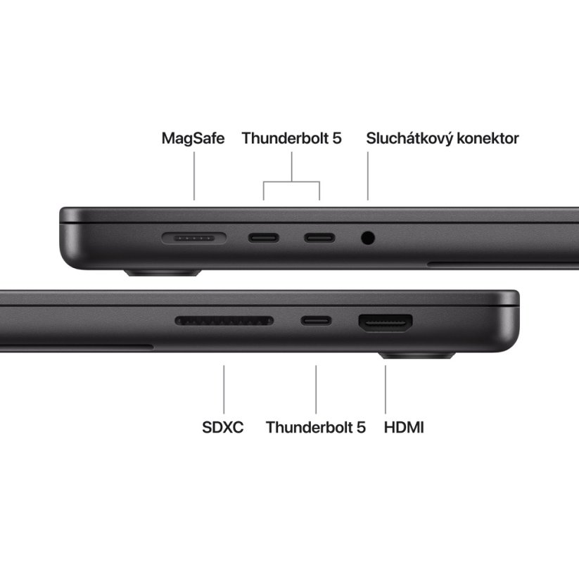 MacBook Pro 16″ M5Pro 18xCPU/20xGPU/48G/1T SSD - vesmírně černý