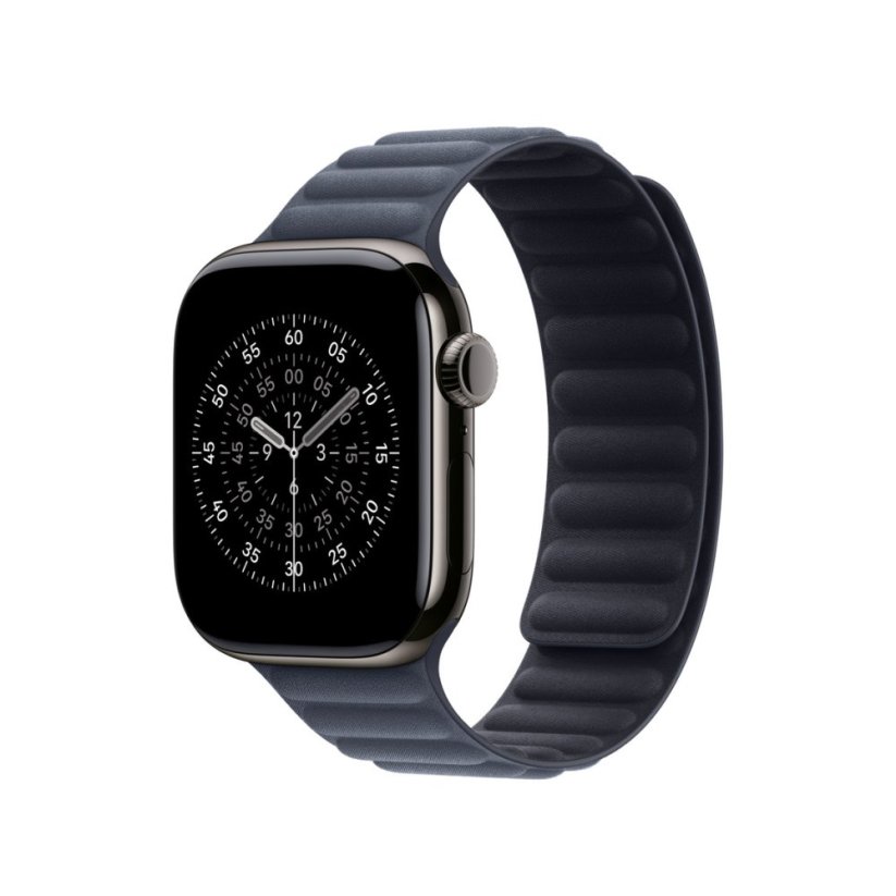 Apple Watch 46mm řemínek s tichomořsky modrým magnetickým tahem - M/L