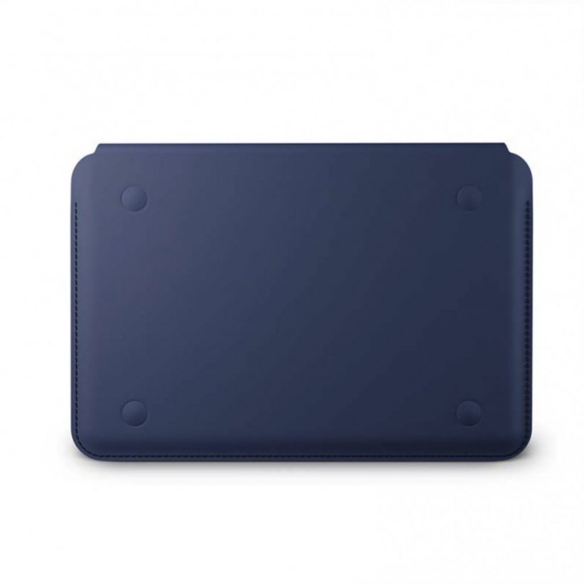 Epico Leather Sleeve kožený obal pro Apple MacBook Air/Pro 13" - tmavě modrý