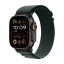 Apple Watch Ultra 2 49mm černý titan s tmavě zeleným alpským tahem L