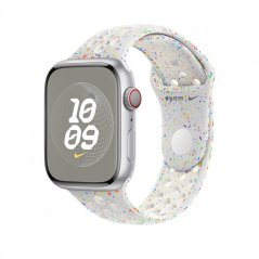 Apple Watch 45mm Platinový sportovní řemínek Nike – S/M