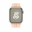 Apple Watch 45mm Hvězdně bílý / růžový provlékací sportovní řemínek Nike