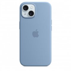 Apple Silikonový kryt s MagSafe na iPhone 15 – ledově modrý
