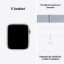 Apple Watch SE 44mm Stříbrný hliník s oblačně modrým provlékacím sportovním řemínkem