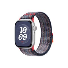 Apple Watch 40mm modro-červený provlékací sportovní řemínek Nike