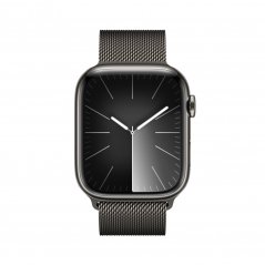 Apple Watch Series 9 Cellular 45mm Grafitově šedý nerez s grafitově šedým milánským tahem