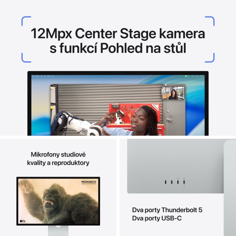 Apple Studio Display - standardní sklo - stojan s nastavitelným náklonem