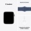 Apple Watch SE Cellular 40mm Stříbrný hliník s denimovým sportovním řemínkem - M/L
