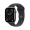 Apple Watch Series 11 Cellular 46mm šedý titan s černým sportovním řemínkem M/L