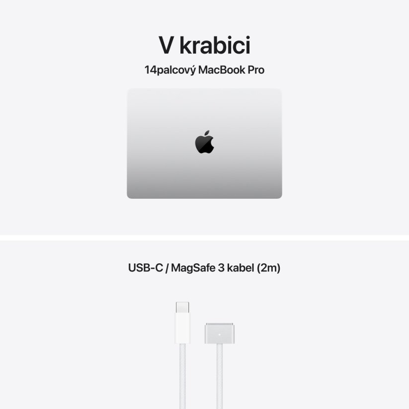 MacBook Pro 14″ M5Pro 15xCPU/16xGPU/24G/1T SSD - stříbrný