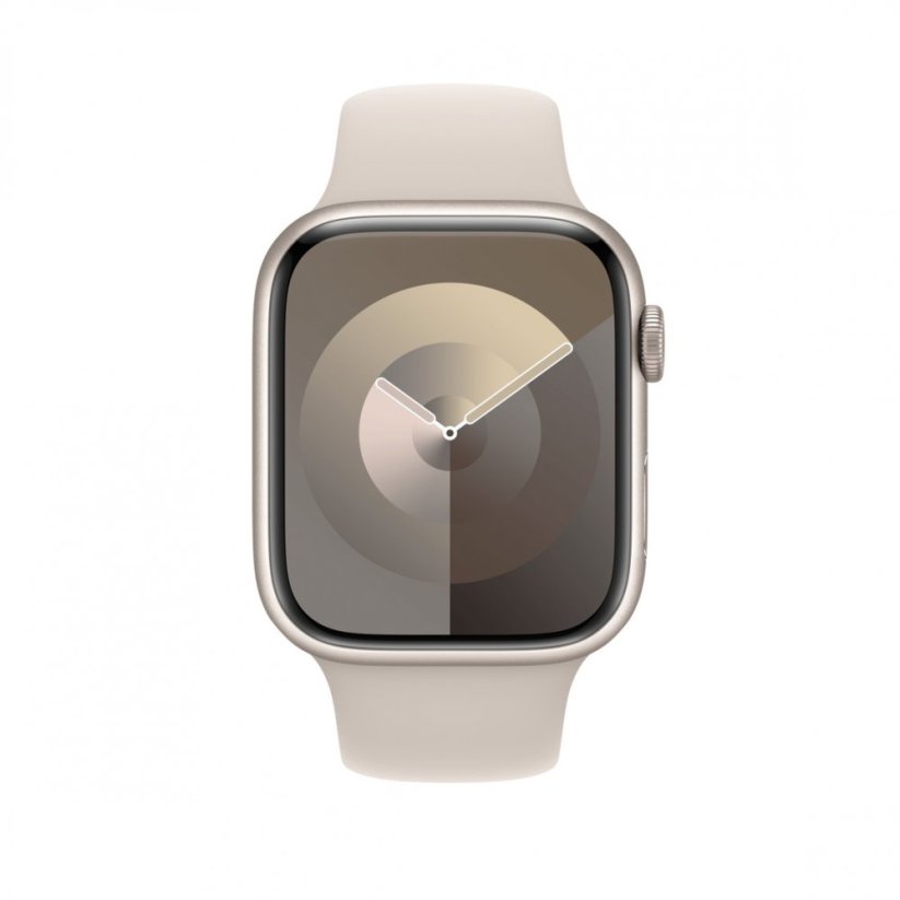Apple Watch 45mm Hvězdně bílý sportovní řemínek – M/L
