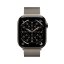 Apple Watch Series 11 Cellular 46mm přírodní titan s přírodním milánským tahem M/L