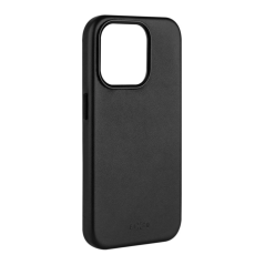 FIXED MagLeather zadní kožený kryt s podporou MagSafe pro iPhone 16 Pro Max - černý