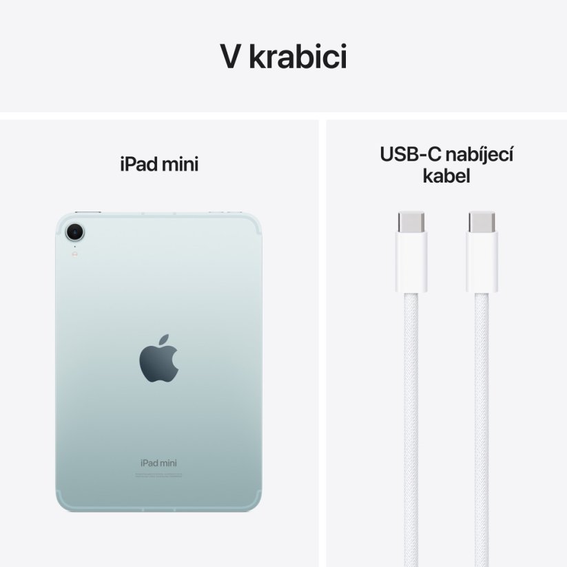 Apple iPad mini Cellular 512GB modrá 2024