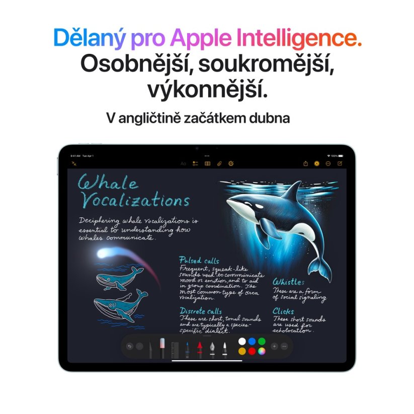 Apple iPad Air 13″ M3 Wi-Fi + Cell 512GB - Hvězdně bílý