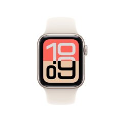 Apple Watch SE 3 40mm hvězdně bílý hliník s hvězdně bílým sportovním řemínkem S/M
