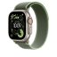 Apple Watch 49mm zelený trailový tah - M/L
