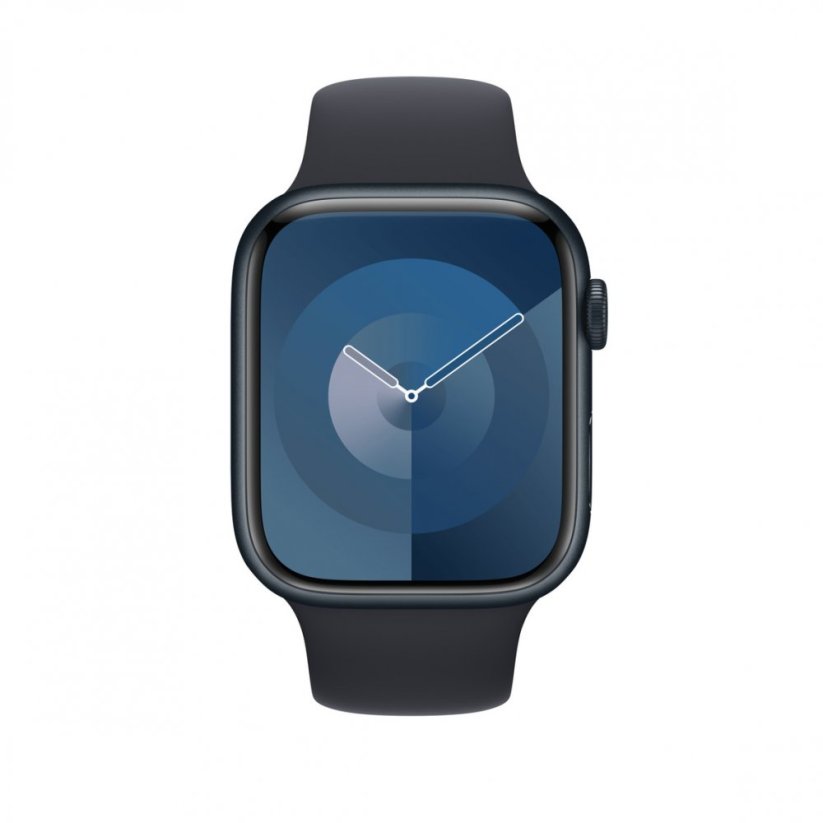 Apple Watch 45mm Temně inkoustový sportovní řemínek – M/L