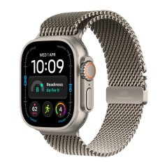 Apple Watch Ultra 4 49mm přírodní titan s přírodním titanovým milánským tahem M / SK