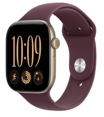 Apple 46mm sportovní řemínek - burgundsky červený S/M