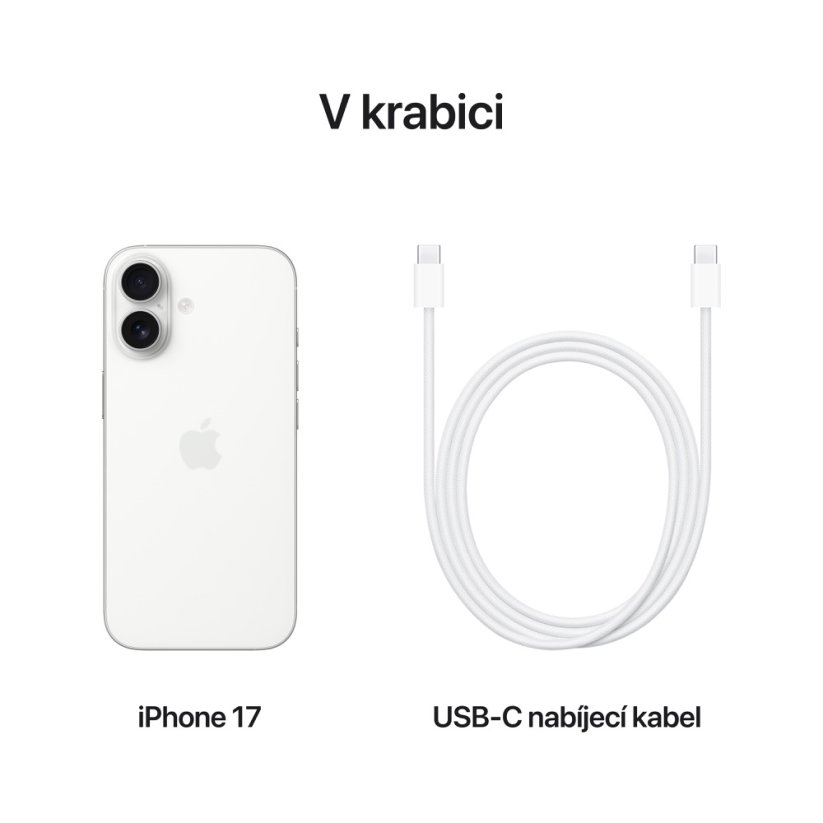 iPhone 17 512GB bílý