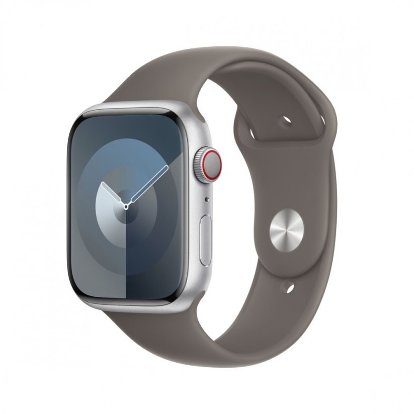 Apple Watch 45mm Jílově šedý sportovní řemínek – M/L