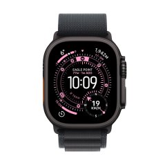 Apple Watch Ultra 3 49mm černý titan s černým alpským tahem S