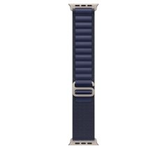 Apple Watch 49mm námořnicky modrý Alpský tah - L - provedení z přírodního titanu