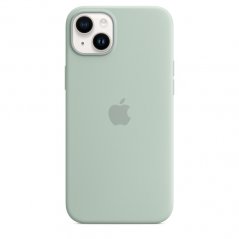 Dužnatkově modrý silikonový kryt s MagSafe pro iPhone 14 Plus