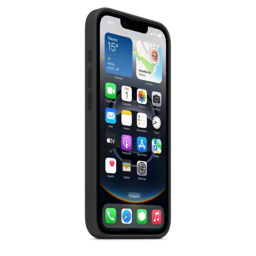 Apple Silikonový kryt na iPhone 16e - černý