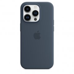 Bouřkově modrý silikonový kryt s MagSafe pro iPhone 14 Pro
